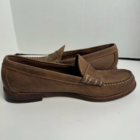 J. Crew Men’s Camden Distressed Leather Penny Loafers main image 2